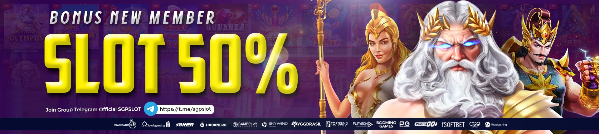 BONUS NEW MEMBER SLOT